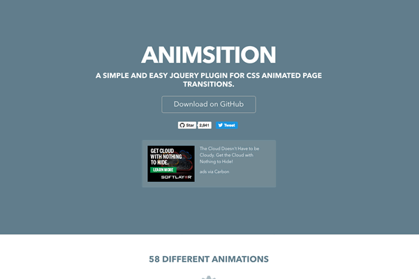 Animsitionサイトイメージ