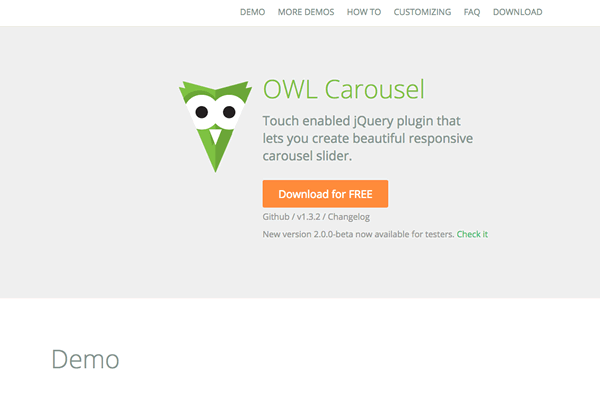 Owl Carouselサイトイメージ