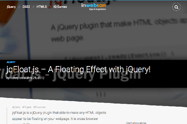 jqFloat.jsサイトイメージ