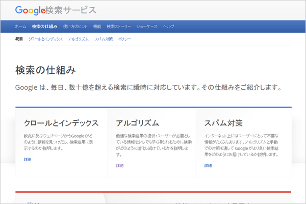 Googleの検索の仕組みイメージ